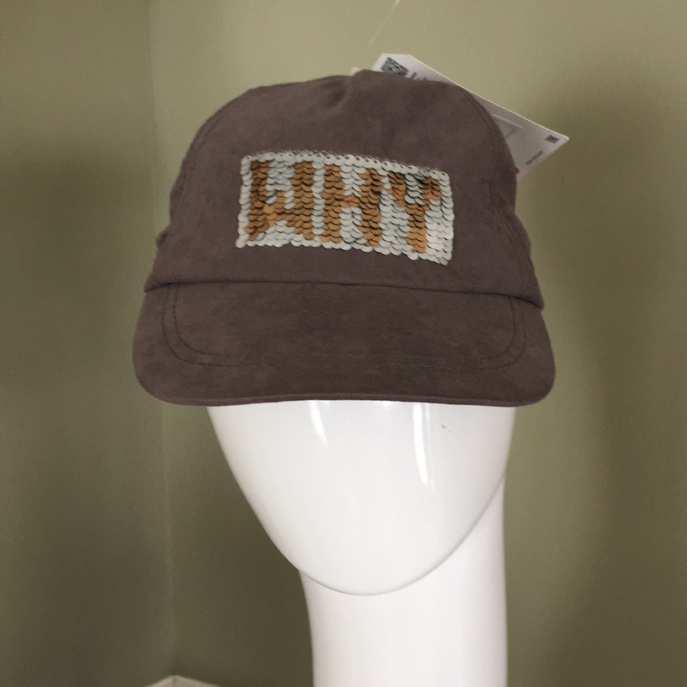 ZARA BASKETBALL CAP “WHY” “NOT” NWT